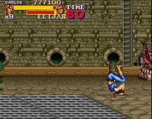 une photo d'Ã©cran de Final Fight 2 sur Nintendo Super Nes